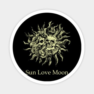 sun and moon Magnet